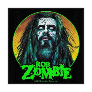 Rob Zombie - Zombie Face Standard Patch i gruppen MERCHANDISE / Merch / Hårdrock hos Bengans Skivbutik AB (5538343)