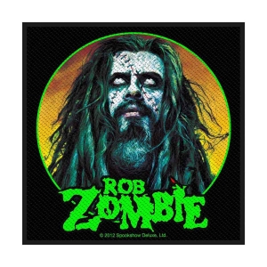 Rob Zombie - Zombie Face Standard Patch i gruppen MERCHANDISE / Tygmärke / Hårdrock hos Bengans Skivbutik AB (5538343)