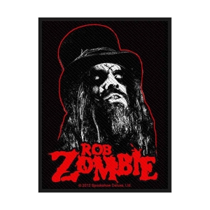 Rob Zombie - Portrait Standard Patch i gruppen MERCHANDISE / Tygmärke / Hårdrock hos Bengans Skivbutik AB (5538344)