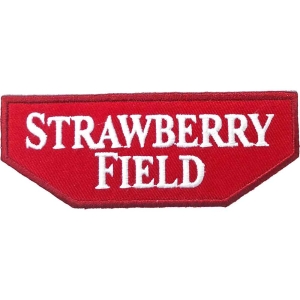 Rock Off - Strawberry Field Woven Patch i gruppen ÖVRIGT / Merchandise hos Bengans Skivbutik AB (5538345)