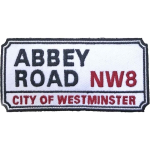 Rock Off - Abbey Road Nw London Sign Woven Patch i gruppen ÖVRIGT / Merchandise hos Bengans Skivbutik AB (5538349)