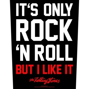 Rolling Stones - It's Only Rock 'N' Roll Back Patch i gruppen MERCHANDISE / Merch / Pop-Rock hos Bengans Skivbutik AB (5538363)