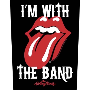 Rolling Stones - I'm With The Band Back Patch i gruppen MERCHANDISE / Merch / Pop-Rock hos Bengans Skivbutik AB (5538364)
