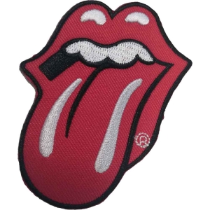 Rolling Stones - Classic Tongue Red Standard Patch i gruppen MERCHANDISE / Tygmärke / Pop-Rock hos Bengans Skivbutik AB (5538371)