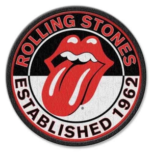 Rolling Stones - Est 1962 Woven Patch i gruppen MERCHANDISE / Merch / Pop-Rock hos Bengans Skivbutik AB (5538372)