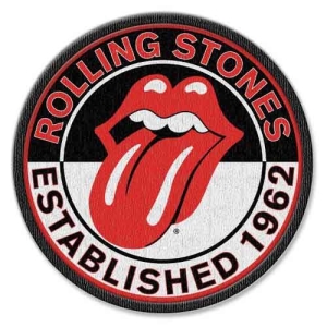 Rolling Stones - Est 1962 Woven Patch i gruppen MERCHANDISE / Tygmärke / Pop-Rock hos Bengans Skivbutik AB (5538372)