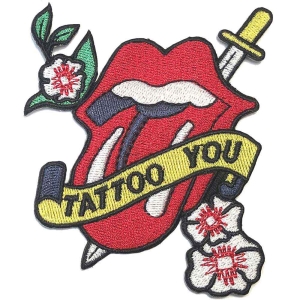 Rolling Stones - Tattoo You Standard Patch i gruppen MERCHANDISE / Tygmärke / Pop-Rock hos Bengans Skivbutik AB (5538373)