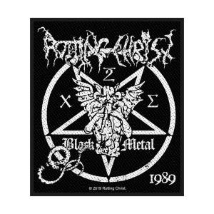 Rotting Christ - Black Metal Standard Patch i gruppen MERCHANDISE / Merch / Hårdrock hos Bengans Skivbutik AB (5538383)