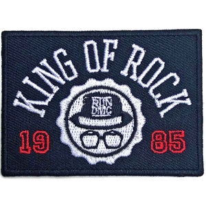 Run Dmc - King Of Rock Woven Patch i gruppen MERCHANDISE hos Bengans Skivbutik AB (5538385)