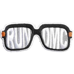 Run Dmc - Glasses Woven Patch i gruppen MERCHANDISE / Merch / Hip Hop-Rap hos Bengans Skivbutik AB (5538387)