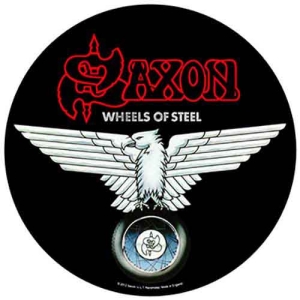 Saxon - Wheels Of Steel Back Patch i gruppen MERCHANDISE / Merch / Hårdrock hos Bengans Skivbutik AB (5538392)