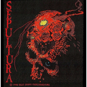 Sepultura - Beaneath The Remains Standard Patch i gruppen MERCHANDISE / Merch / Hårdrock hos Bengans Skivbutik AB (5538400)