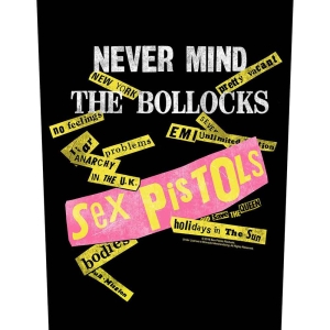 Sex Pistols - Never Mind Album Tracks Black Back Patch i gruppen MERCHANDISE / Merch / Punk hos Bengans Skivbutik AB (5538407)