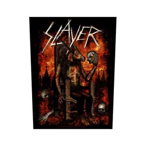 Slayer - Devil On Throne Back Patch i gruppen MERCHANDISE / Tygmärke / Hårdrock hos Bengans Skivbutik AB (5538415)