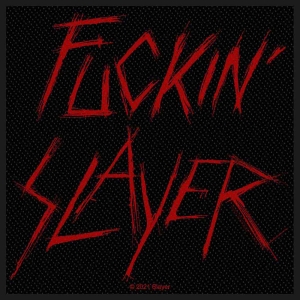 Slayer - Fuckin' Slayer Standard Patch i gruppen MERCHANDISE / Tygmärke / Hårdrock hos Bengans Skivbutik AB (5538434)
