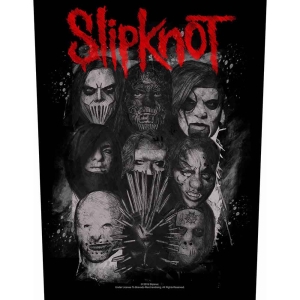 Slipknot - We Are Not Your Kind Masks Back Patch i gruppen MERCHANDISE / Tygmärke / Hårdrock hos Bengans Skivbutik AB (5538446)