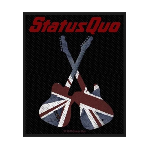 Status Quo - Guitars Standard Patch i gruppen MERCHANDISE / Merch / Pop-Rock hos Bengans Skivbutik AB (5538450)