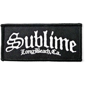 Sublime - Ca Logo Woven Patch i gruppen MERCHANDISE / Tygmärke / Punk hos Bengans Skivbutik AB (5538454)