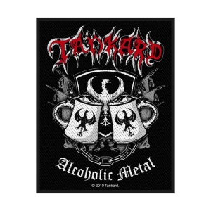 Tankard - Alcoholic Metal Standard Patch i gruppen MERCHANDISE / Tygmärke / Hårdrock hos Bengans Skivbutik AB (5538456)