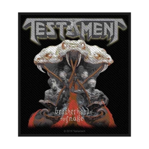 Testament - Brotherhood Of The Snake Standard Patch i gruppen MERCHANDISE / Tygmärke / Hårdrock hos Bengans Skivbutik AB (5538460)