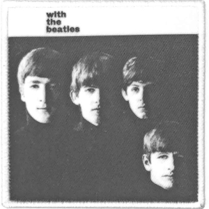 The Beatles - With The Beatles Woven Patch i gruppen MERCHANDISE hos Bengans Skivbutik AB (5538463)