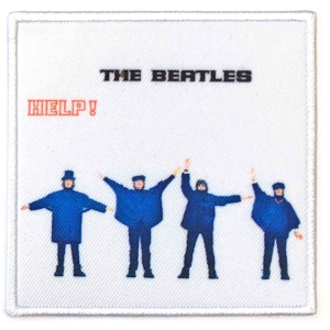 The Beatles - Help! Woven Patch i gruppen MERCHANDISE / Tygmärke / Pop-Rock hos Bengans Skivbutik AB (5538464)
