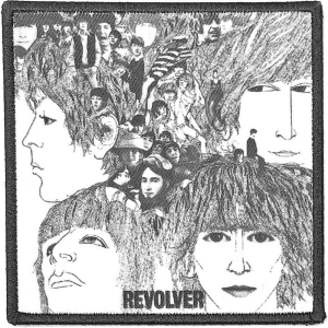 The Beatles - Revolver Woven Patch i gruppen MERCHANDISE / Merch / Pop-Rock hos Bengans Skivbutik AB (5538465)