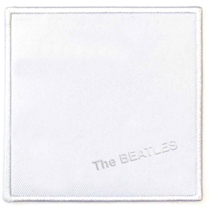 The Beatles - White Album Woven Patch i gruppen MERCHANDISE / Merch / Pop-Rock hos Bengans Skivbutik AB (5538466)