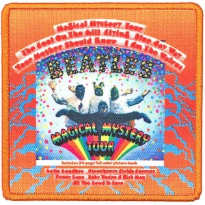 The Beatles - Magical Mystery Tour Woven Patch i gruppen MERCHANDISE / Merch / Pop-Rock hos Bengans Skivbutik AB (5538469)
