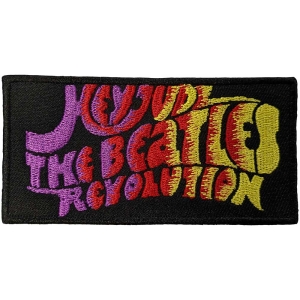The Beatles - Hey Jude/Revolution Woven Patch i gruppen MERCHANDISE / Merch / Pop-Rock hos Bengans Skivbutik AB (5538475)