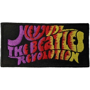 The Beatles - Hey Jude/Revolution Woven Patch i gruppen MERCHANDISE / Tygmärke / Pop-Rock hos Bengans Skivbutik AB (5538475)