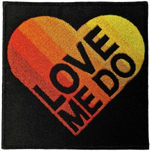 The Beatles - Love Me Do Gradient Heart Woven Patch i gruppen MERCHANDISE / Tygmärke / Pop-Rock hos Bengans Skivbutik AB (5538477)