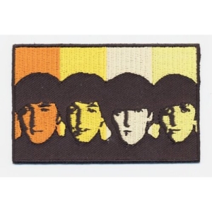 The Beatles - Heads In Bands Standard Patch i gruppen MERCHANDISE / Tygmärke / Pop-Rock hos Bengans Skivbutik AB (5538484)