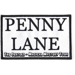 The Beatles - Penny Lane Wht Woven Patch i gruppen MERCHANDISE / Tygmärke / Pop-Rock hos Bengans Skivbutik AB (5538494)