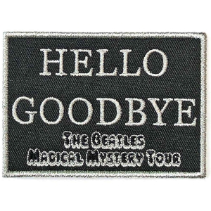 The Beatles - Hello Goodbye Woven Patch i gruppen MERCHANDISE / Merch / Pop-Rock hos Bengans Skivbutik AB (5538497)