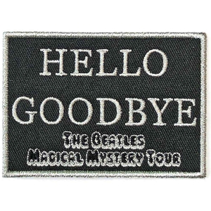 The Beatles - Hello Goodbye Woven Patch i gruppen MERCHANDISE / Tygmärke / Pop-Rock hos Bengans Skivbutik AB (5538497)