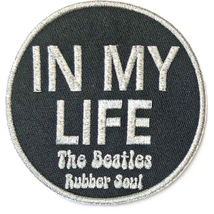 The Beatles - In My Life Woven Patch i gruppen MERCHANDISE / Tygmärke / Pop-Rock hos Bengans Skivbutik AB (5538504)