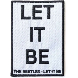 The Beatles - Let It Be Woven Patch i gruppen MERCHANDISE / Tygmärke / Pop-Rock hos Bengans Skivbutik AB (5538506)