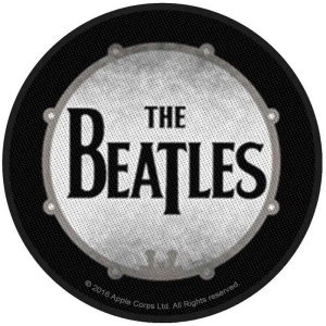 The Beatles - Drumskin Standard Patch i gruppen MERCHANDISE / Merch / Pop-Rock hos Bengans Skivbutik AB (5538520)