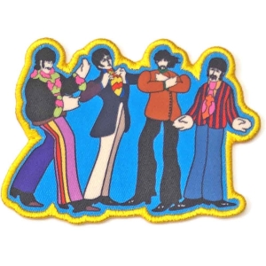 The Beatles - Sub Band Woven Patch i gruppen MERCHANDISE / Merch / Pop-Rock hos Bengans Skivbutik AB (5538523)