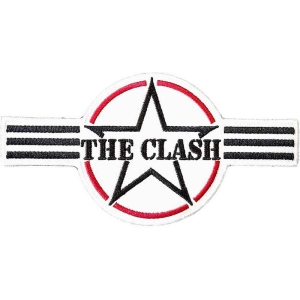 The Clash - Army Stripes Woven Patch i gruppen MERCHANDISE / Merch / Punk hos Bengans Skivbutik AB (5538538)
