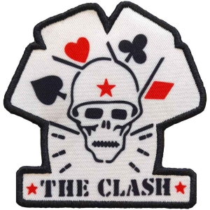 The Clash - Cards Printed Patch i gruppen MERCHANDISE / Tygmärke / Punk hos Bengans Skivbutik AB (5538539)