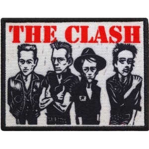 The Clash - Characters Printed Patch i gruppen MERCHANDISE / Merch / Punk hos Bengans Skivbutik AB (5538540)