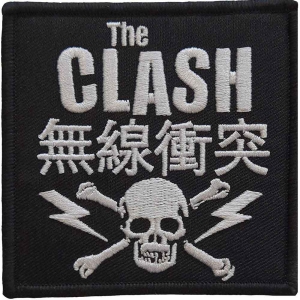 The Clash - Skull & Crossbones Woven Patch i gruppen MERCHANDISE / Merch / Punk hos Bengans Skivbutik AB (5538541)