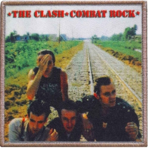 The Clash - Combat Rock Printed Patch i gruppen MERCHANDISE / Merch / Punk hos Bengans Skivbutik AB (5538542)