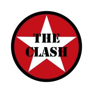 The Clash - Star Logo Back Patch i gruppen MERCHANDISE / Merch / Punk hos Bengans Skivbutik AB (5538544)