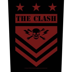 The Clash - Military Shield Back Patch i gruppen MERCHANDISE / Merch / Punk hos Bengans Skivbutik AB (5538545)