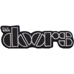The Doors - Logo Woven Patch i gruppen MERCHANDISE / Tygmärke / Pop-Rock hos Bengans Skivbutik AB (5538546)
