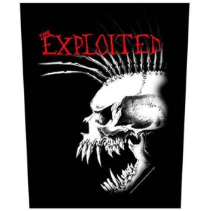The Exploited - Bastard Skull Back Patch i gruppen MERCHANDISE / Merch / Punk hos Bengans Skivbutik AB (5538555)