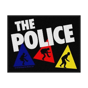 The Police - Triangles Standard Patch i gruppen MERCHANDISE / Merch / Pop-Rock hos Bengans Skivbutik AB (5538560)